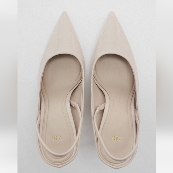 Zara THIN HEEL SLINGBACKS bloggers favorite - Picture 5 of 13